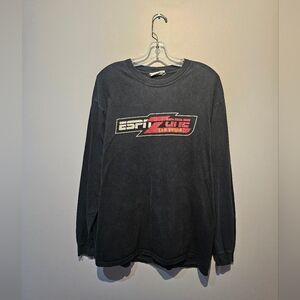 Vintage ESPN Zone Las Vegas Graphic Long Sleeve T-Shirt | Size Large